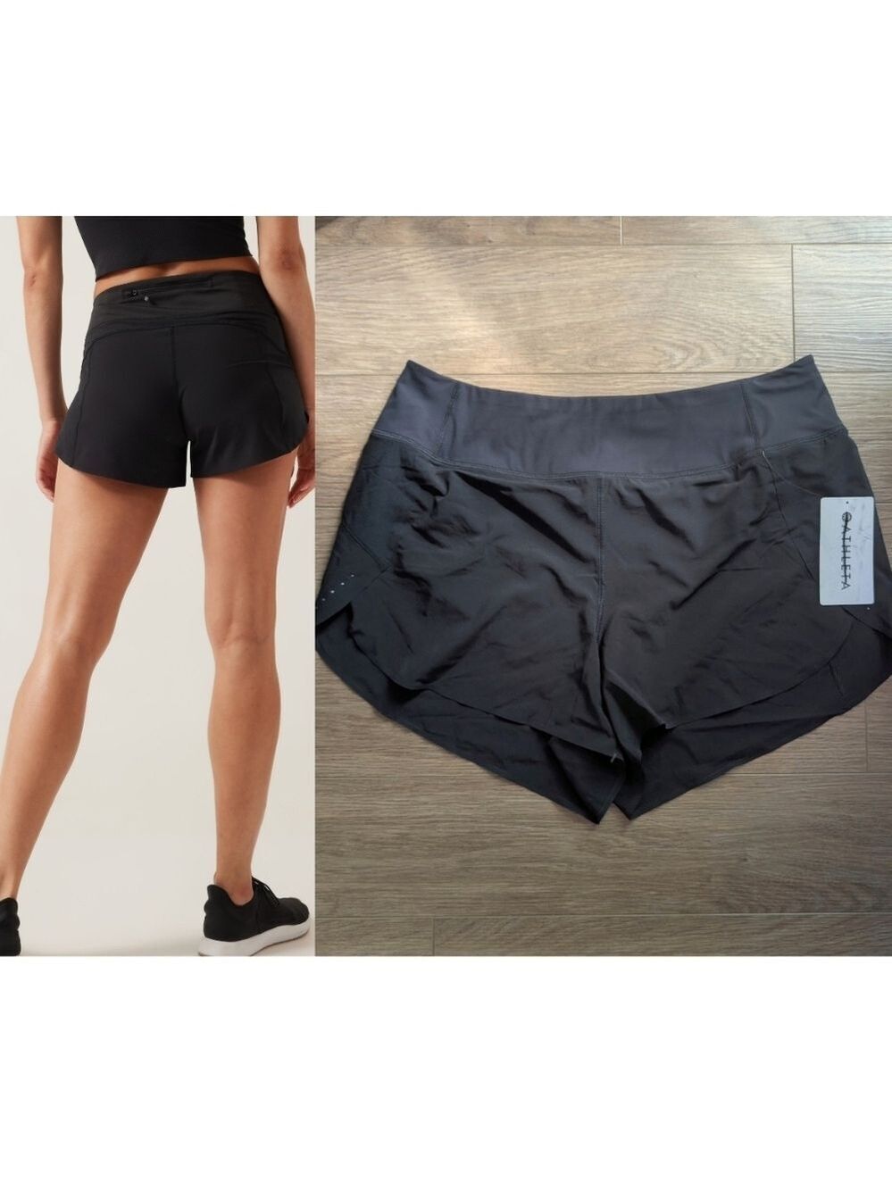 Athleta | Run With It 3.5" Short In Black